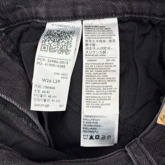 Levi's High-Waisted Mom Jean In Say No Go Size 26 - Picture 5 of 6